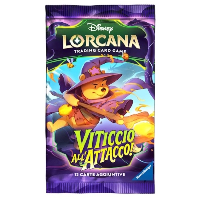 lorcana - viticcio all'attacco - bustina singola 12 carte (ita)