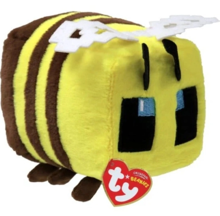 peluche floppy 20cm - minecraft bee