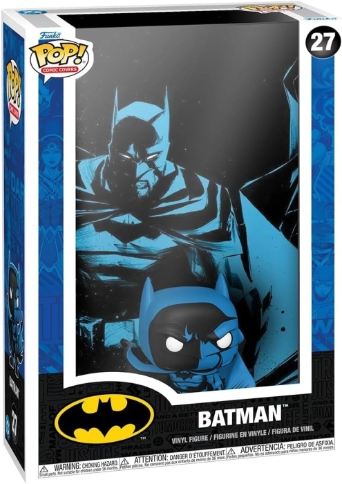 pop comic cover: batman black & blue - funko pop! 27