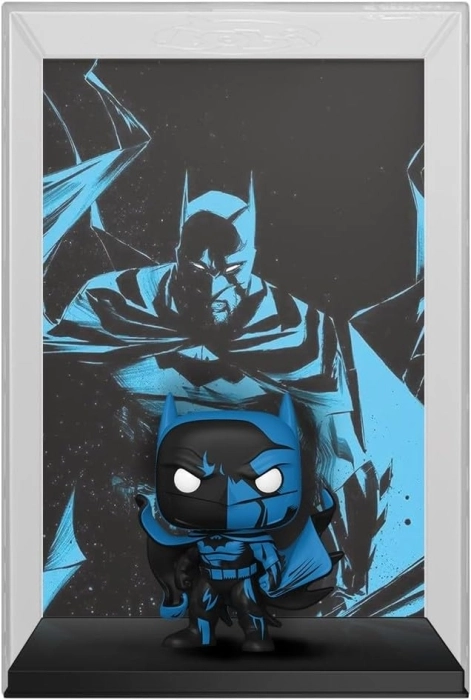 pop comic cover: batman black & blue - funko pop! 27