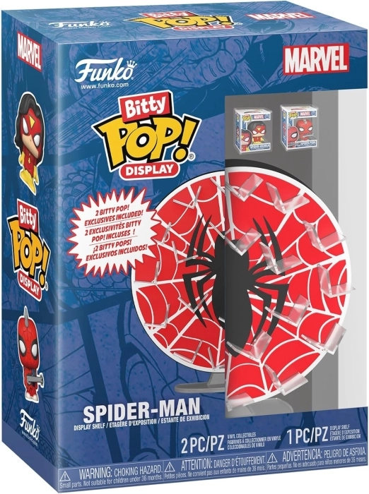 bitty pop display: spider-man
