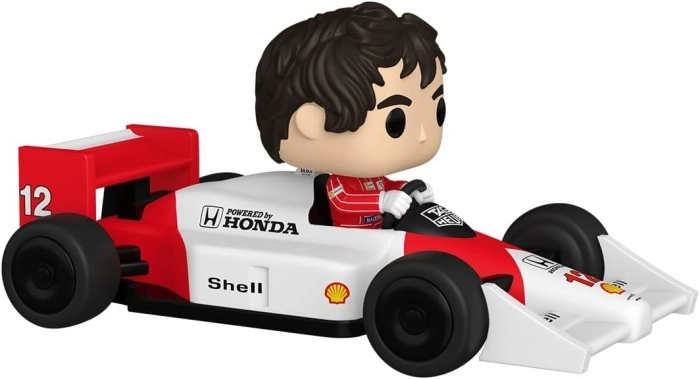 rides super deluxe: mclaren - ayrton senna 15 cm - funko pop! 12