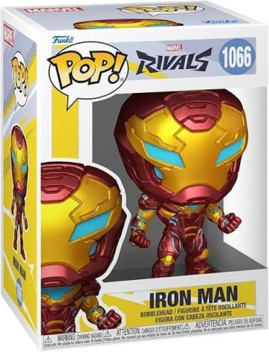 marvel rivals: iron man 9 cm - funko pop! 1066