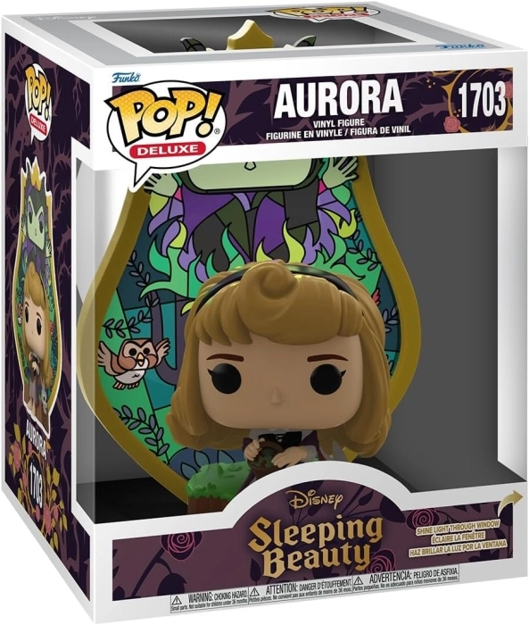sleeping beauty: aurora(glass) 9 cm - funko pop! 1703