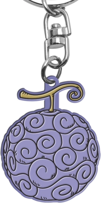 one piece - frutto del diavolo gum gum - portachiavi