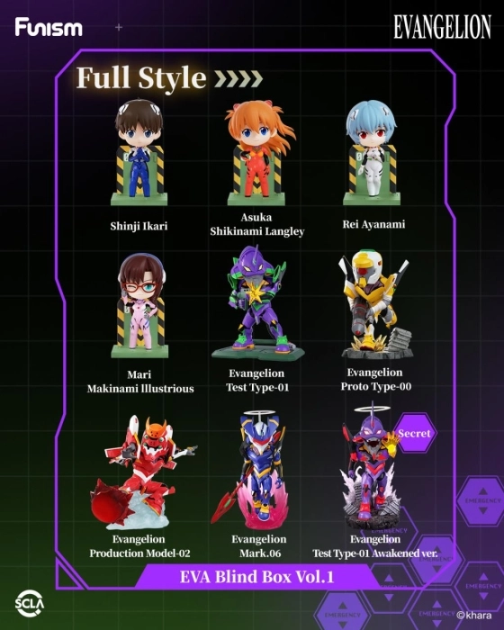 evangelion - blind box serie 1 - 1 personaggio assortito