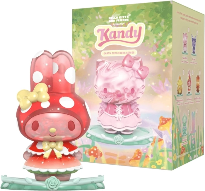 kandy x sanrio - hello kitty earth explorer - un personaggio a sorpresa