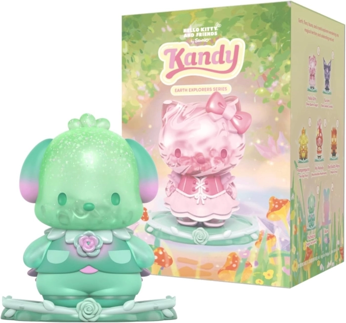 kandy x sanrio - hello kitty earth explorer - un personaggio a sorpresa