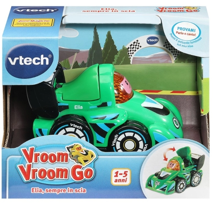 vroom vroom go - veicoli da corsa - 1pz assortito