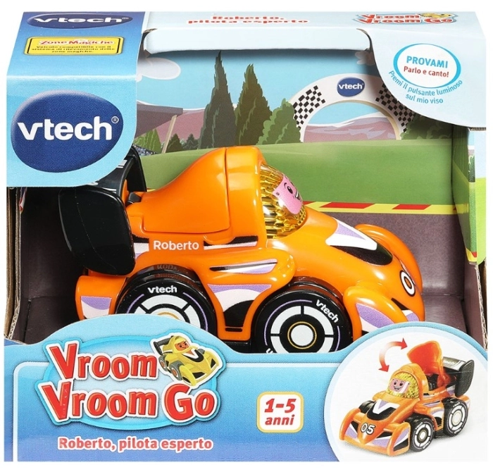 vroom vroom go - veicoli da corsa - 1pz assortito
