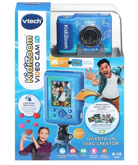 kidizoom video cam fx - blu