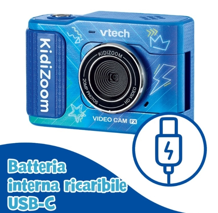kidizoom video cam fx - blu