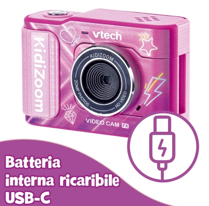 kidizoom video cam fx - rosa