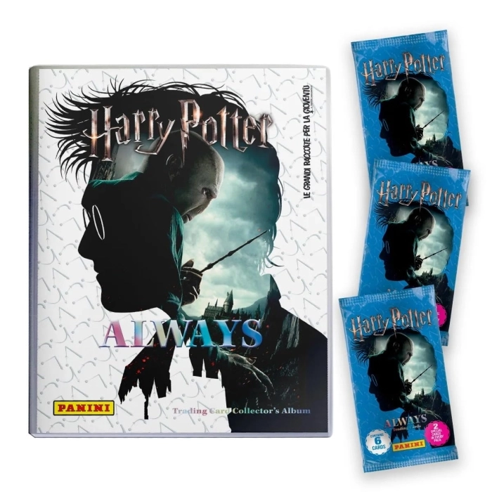 harry potter - always - starter set album + 3 bustine