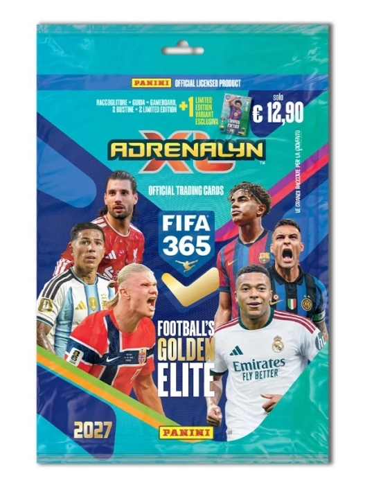 adrenalyn xl fifa 365 - starter pack album + 3 bustine