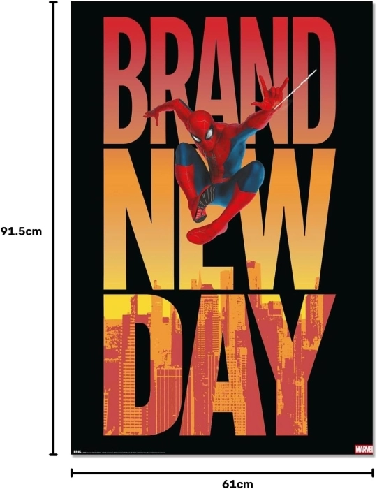 poster marvel - spiderman brand new day 61x91,5 cm