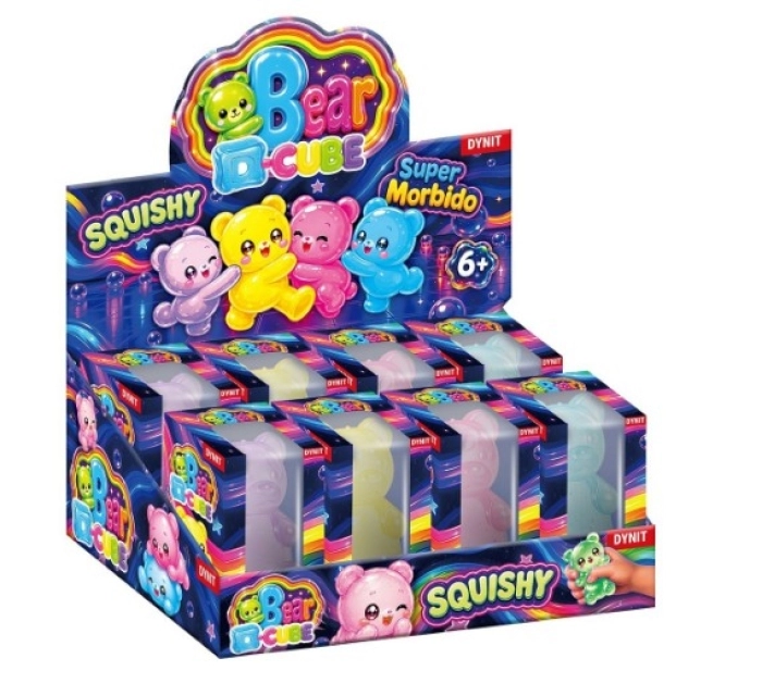 bear d-cube - orsetto squishy - uno squishy assortito