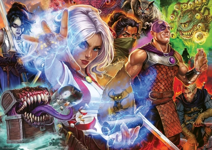 dungeons & dragons - quest accepted - puzzle 1000 pezzi