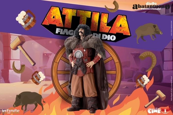 diego abatantuono - attila il flagello di dio - mini figure 10cm