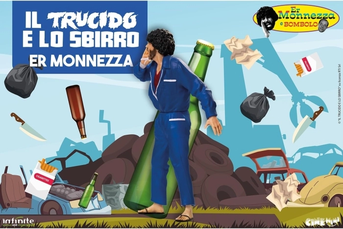 er monnezza - il trucido e lo sbirro - mini figure 10cm