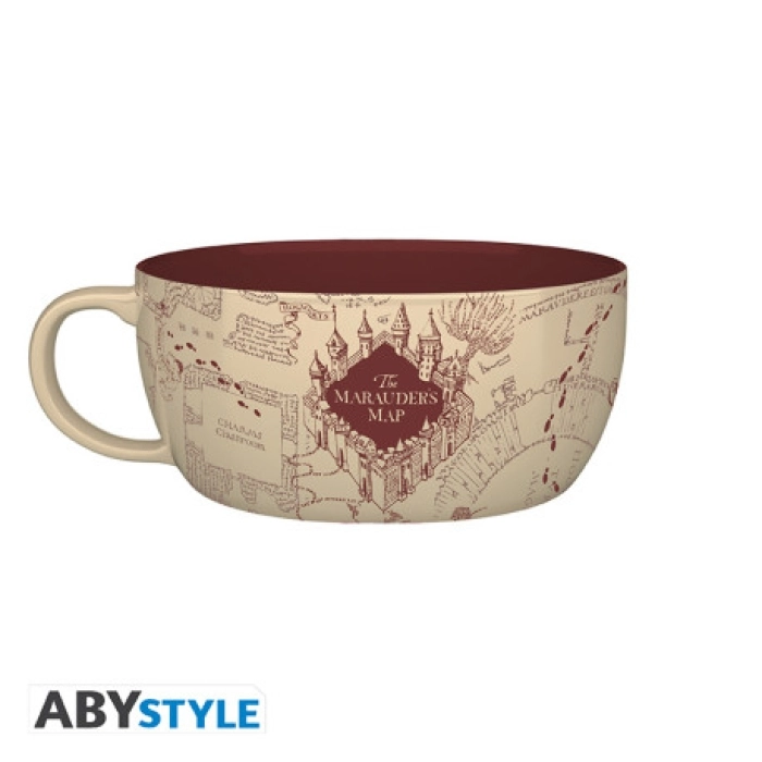 harry potter: marauder's map - breakfast set mug + bowl