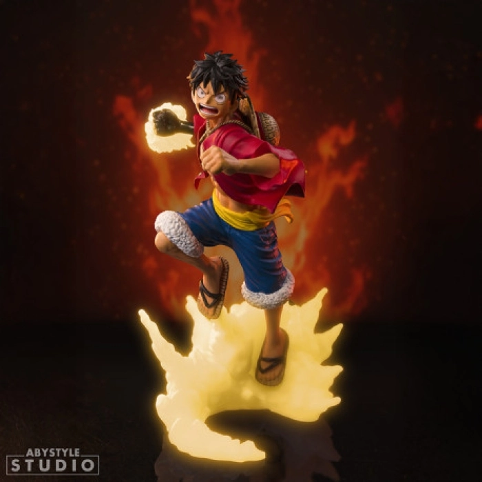 one piece - "luffy" glow in the dark - statua 24cm