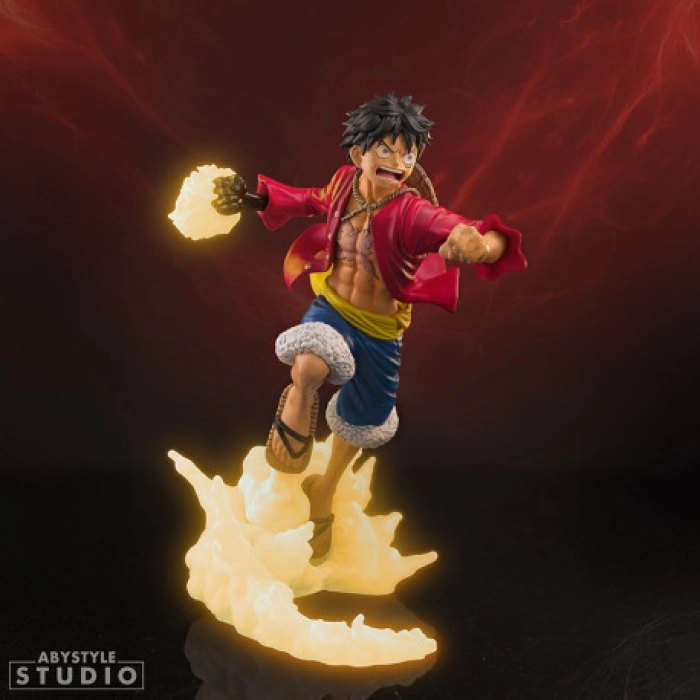 one piece - "luffy" glow in the dark - statua 24cm
