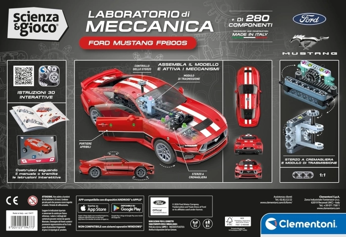 laboratorio di meccanica - ford mustang fp800s