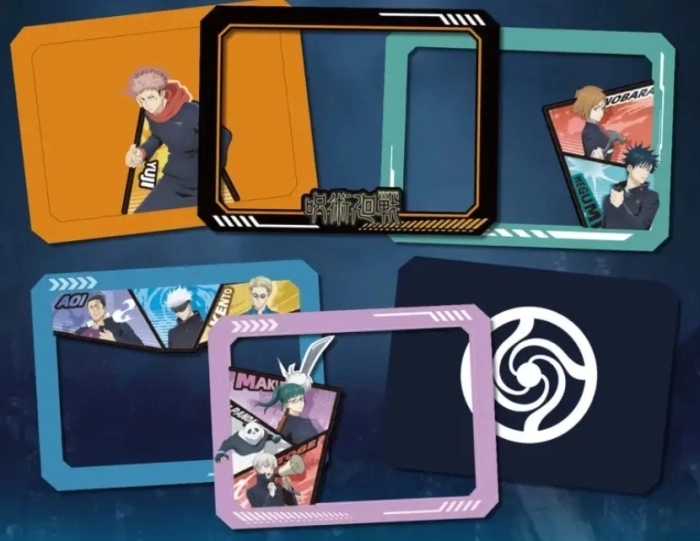 jujutsu kaisen - quadretto in legno 3d