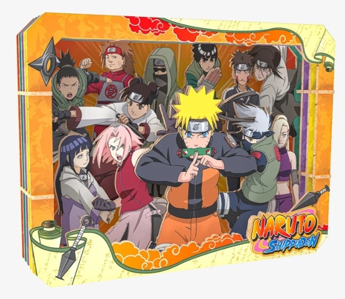 naruto shippuden - quadretto in legno 3d