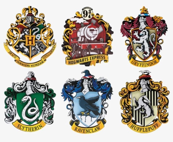 harry potter - magnete da costruire in legno - una casata a sorpresa