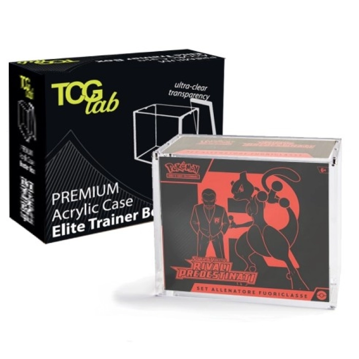 premium case protettivo per pokemon etb magnetico in plexiglass