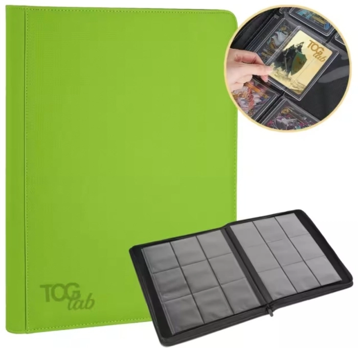 album per toploader a 9 tasche (252 toploader) - green