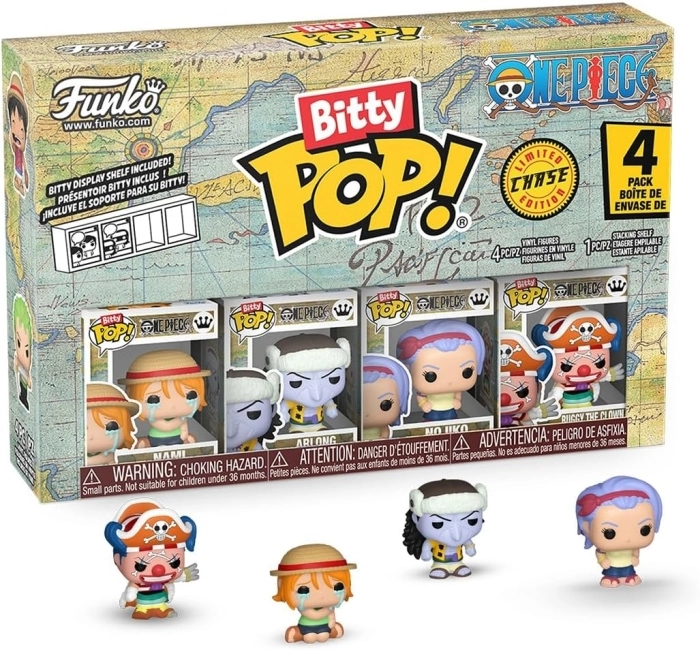 one piece: nami 4 pack 3cm  - funko pop! bitty