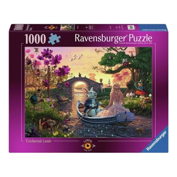 il paese delle meraviglie - puzzle 1000 pezzi