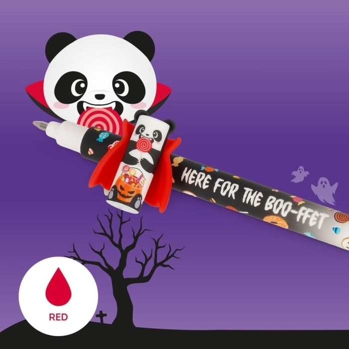 spooky party - penna gel cancellabile panda - un modello a sorpresa