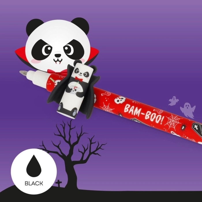 spooky party - penna gel cancellabile panda - un modello a sorpresa