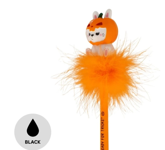penna a sfera luminosa - writing is magic - pumpkin bunny