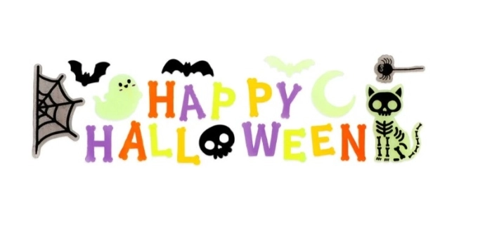 set di adesivi in gel per finestra - windo-glow - happy halloween