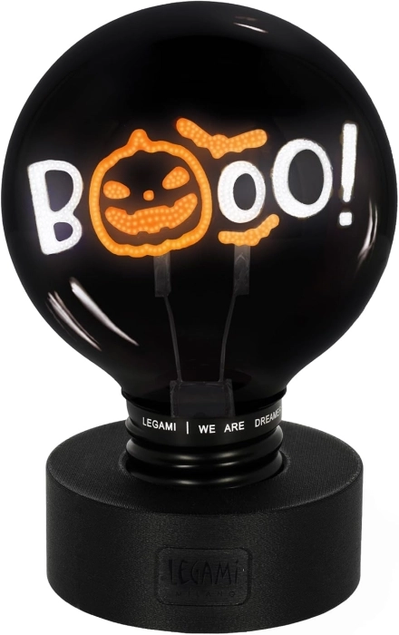 bulb fiction - lampada da tavolo lampadina - pumpkin booo