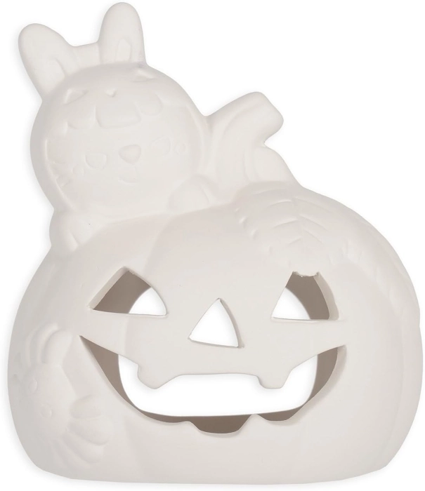 kit decorazione portacandela di halloween - paint your halloween