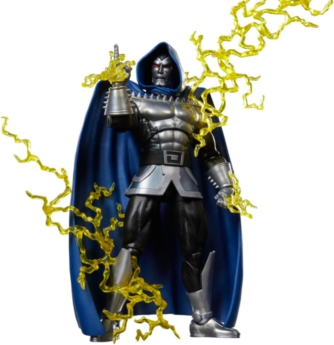 marvel legend series - dottor doom - personaggio snodabile con carta magic