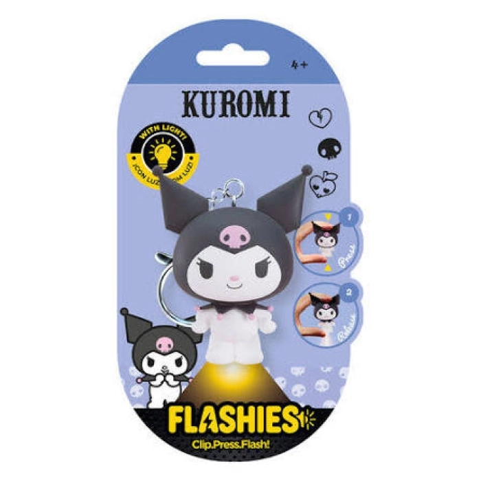 flashies 3d - portachiavi con luce - kuromi