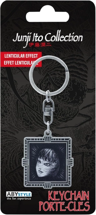 junji ito - tomie reflet maudit - portachiavi lenticolare