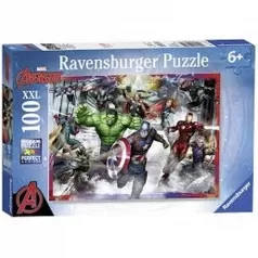 marvel avengers - puzzle 100 pezzi xxl