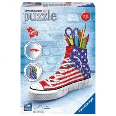 sneaker american style - puzzle 3d 108 pezzi