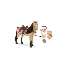 cavallo morgan snodabile - per bambola 46cm