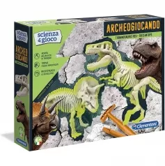 scienza e gioco - archeogiocando - t rex e triceratopo