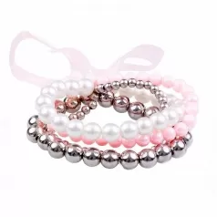 braccialetti perlati (4 pezzi)
