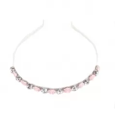 cerchietto diamante rosa